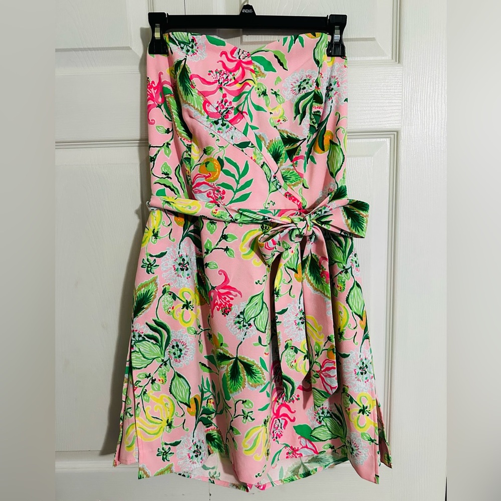 Lilly Pulitzer Kylo Strapless Romper Via Amore Spritzer